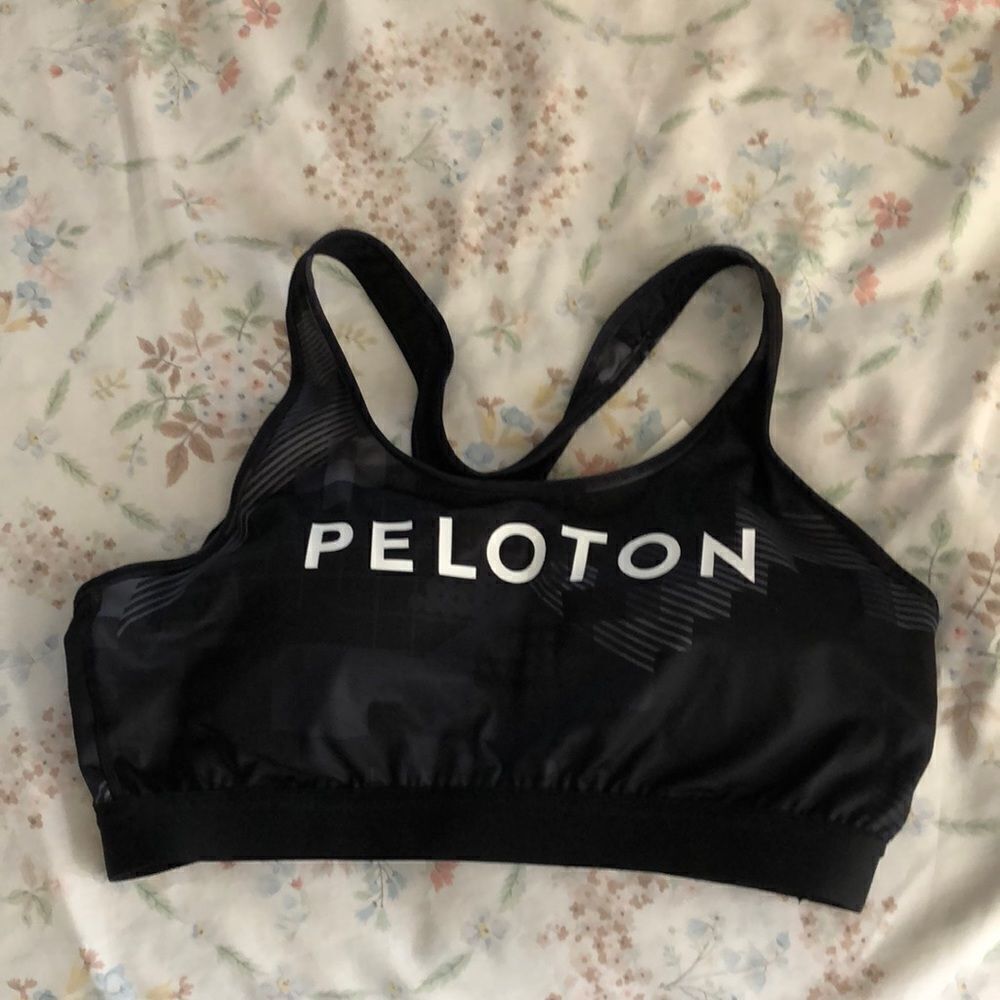 Adidas x Peloton Digi Motion Heat Ready Believe this Bra Size 1X NWT Bla…